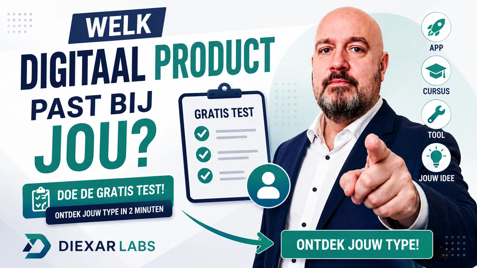 Bekijk de video van Eric over welk digitaal product bij jou past